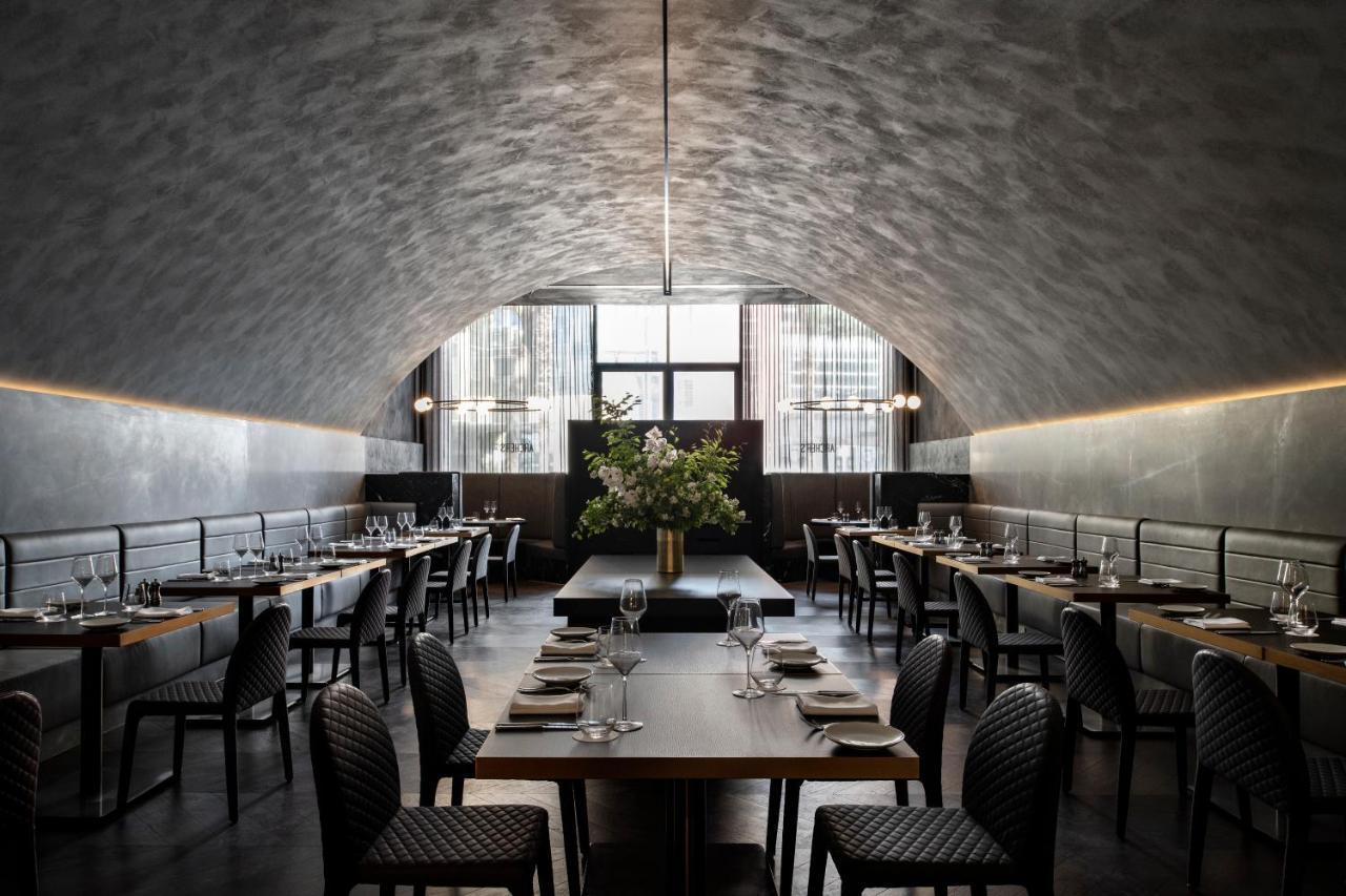 墨尔本港区万豪酒店 外观 照片 Interior of the restaurant