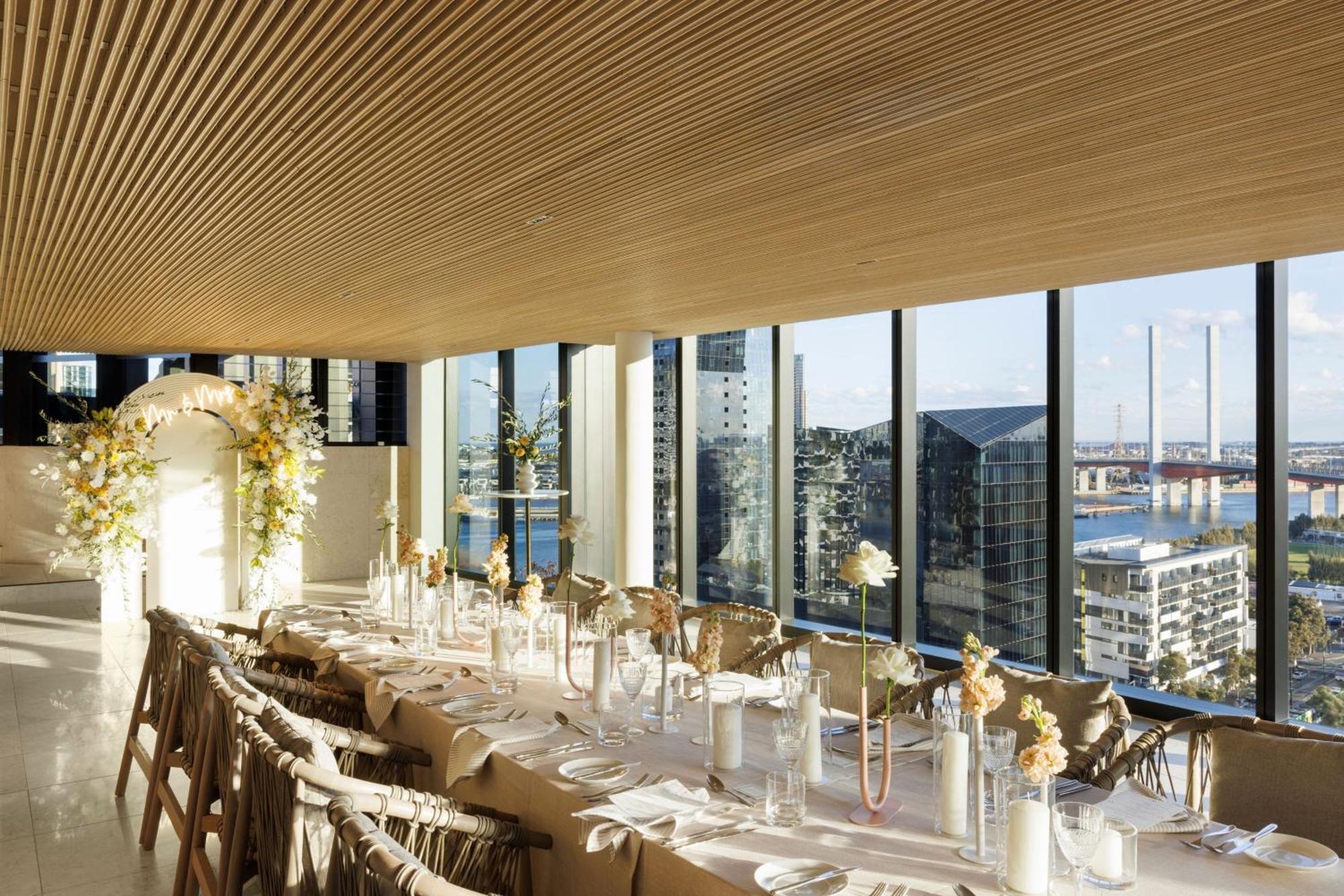墨尔本港区万豪酒店 外观 照片 The Skylight