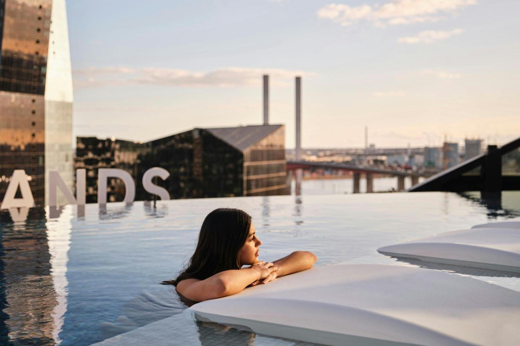 墨尔本港区万豪酒店 外观 照片 Skyline pool